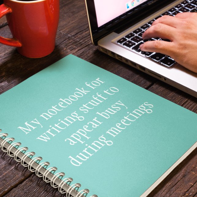 Bureau drôle Humour de bureau Mon cahier (Créateur téléchargé)