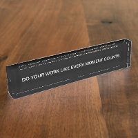 Bureau Motivational Success Desk Nom Plaque