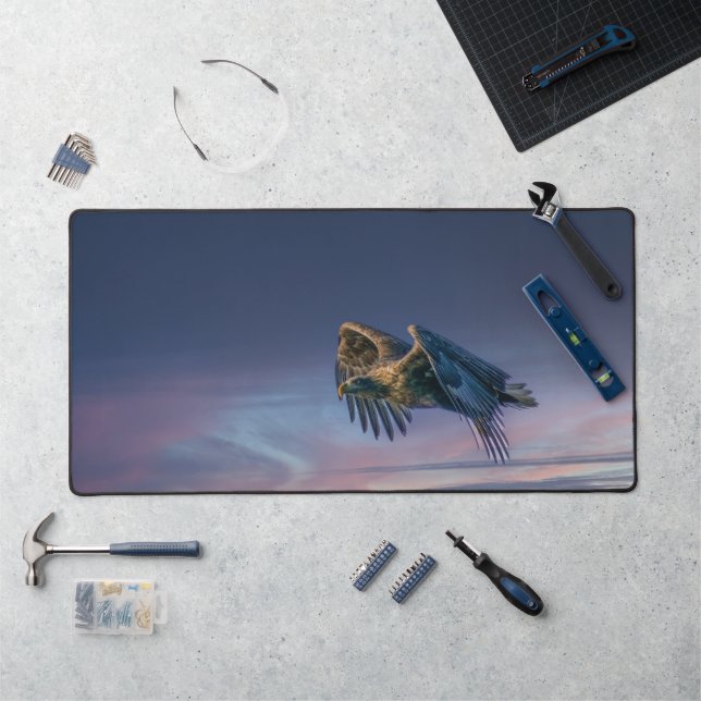 Bureau protection avec mer Oiseau arend (Poste de travail)