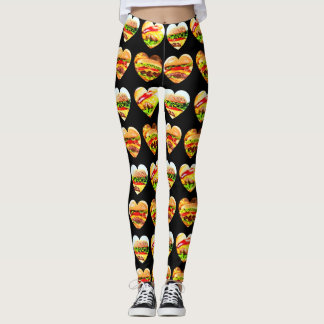 Burger Désir NourritureHumeur Leggings