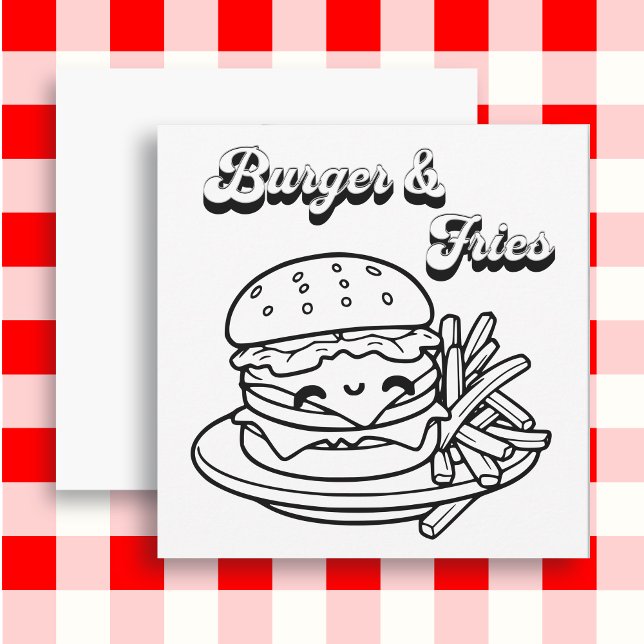 Burger et frites | Couleur (Créateur téléchargé)