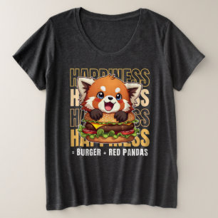 Burger Et Pandas Rouges Me Rendent Heureux