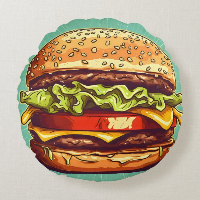 Burger Time - Coussin savoureux (Devant)