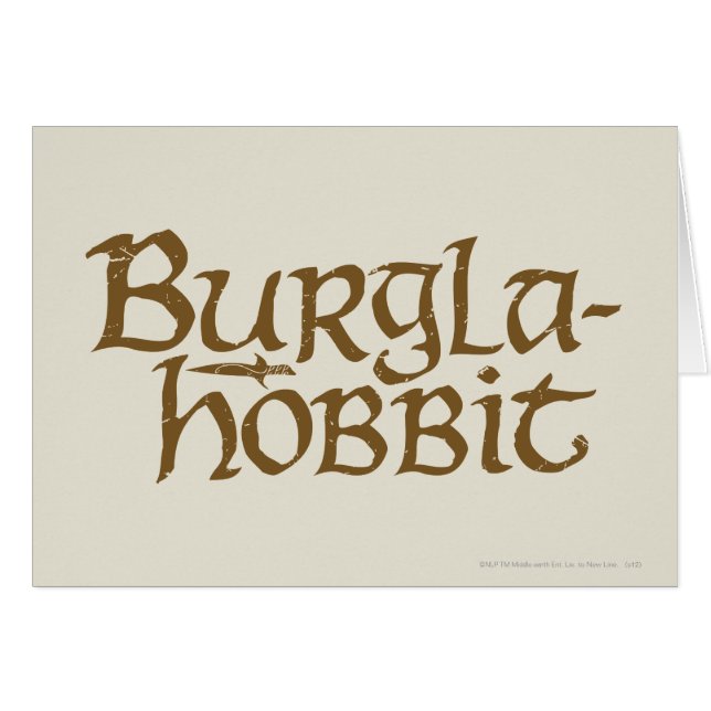 Burgla Hobbit (Devant horizontal)