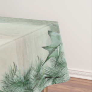 Burgundy Berry Holly Pine nappe de Noël