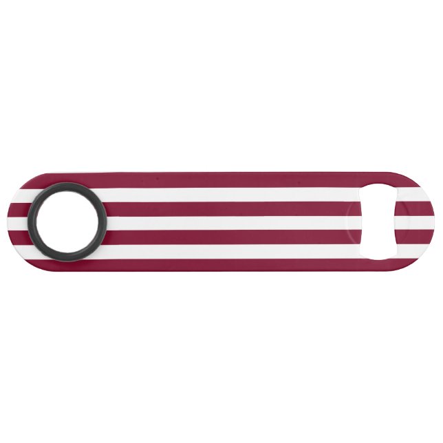 Burgundy et blanc rayures de bonbons (Dos Horizontal)