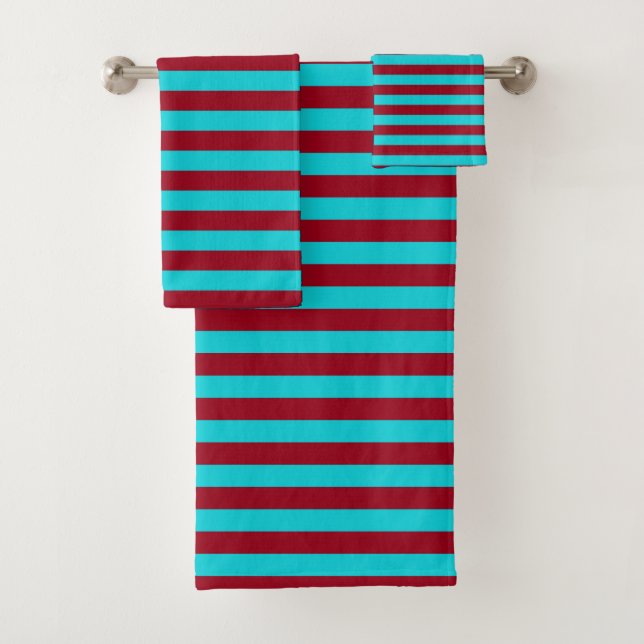 Burgundy et Turquoise (En situation)