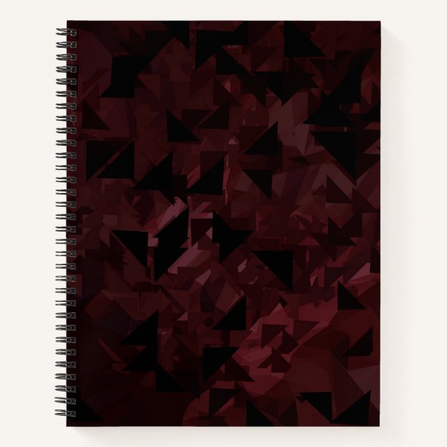 Burgundy - Journal à puces à basse densité/Carnet  (Devant)