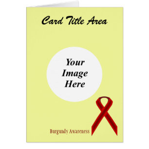 Burgundy Standard Ribbon Tmplt par Kenneth Yoncich