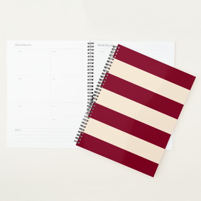 Burgundy Stripes (Devant avec enveloppe)