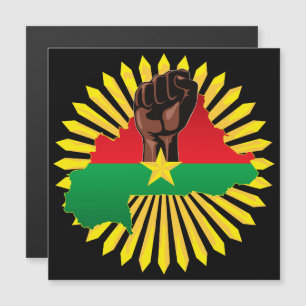 Burkina Faso Carte, drapeau et première révolution