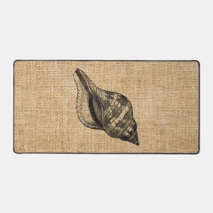Burlap Rustique Photo Plage Thème Coquillages