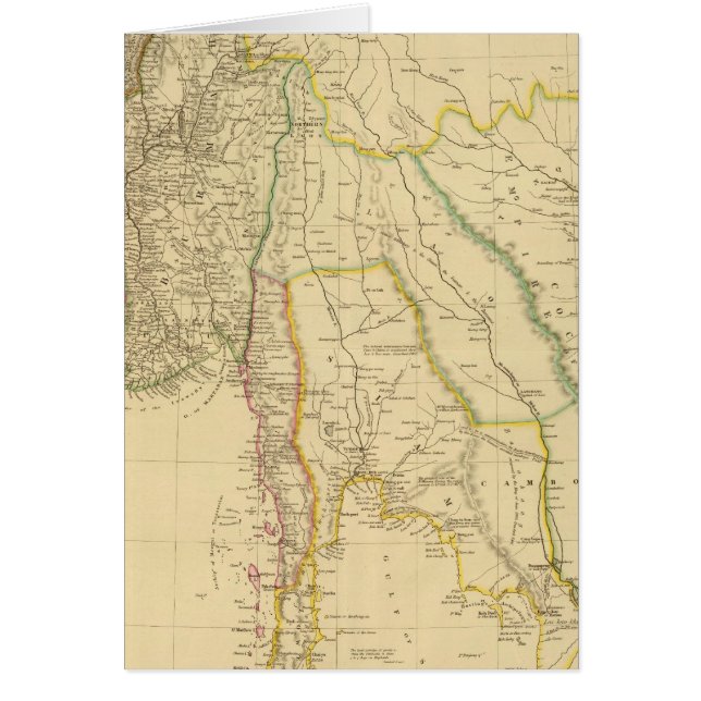 Burmah, Siam, Chine de Cochin (Devant)