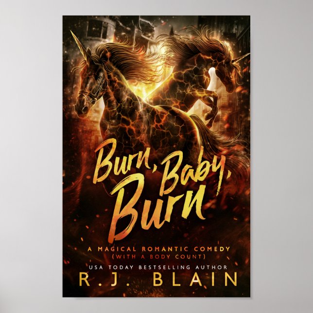 Burn Baby Burn Poster (Devant)
