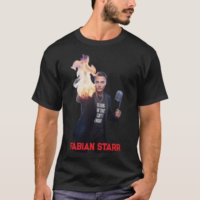 Burning in Your Touch Black T-Shirt - Fabian Starr (Devant)