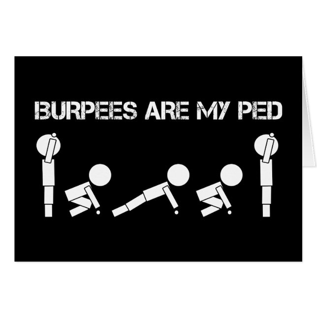 Burpees sont mon PED (Devant horizontal)
