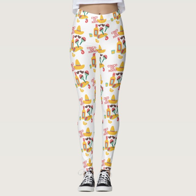 burrito cinco de mayo leggings (Devant)