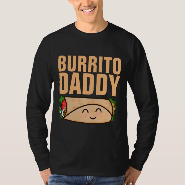 BURRITO DADDY PAPA MENS T-SHIRTS (Devant)