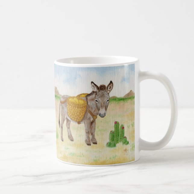 Burro avec la tasse de panier (Droite)