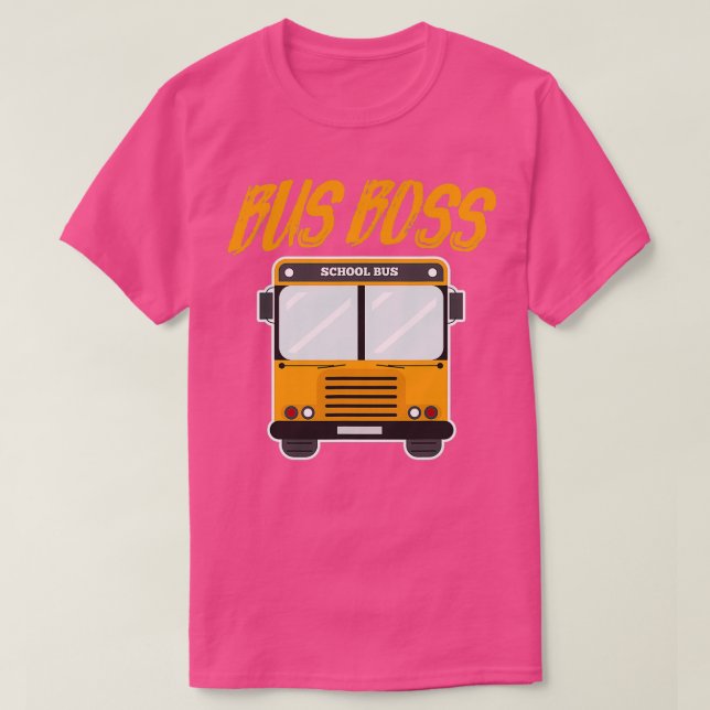 Bus Boss Funny School Bus Driver Classic TShirt (Design devant)