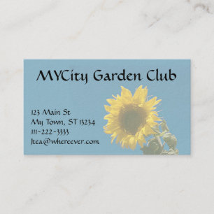 Bus. carte - Tournesol