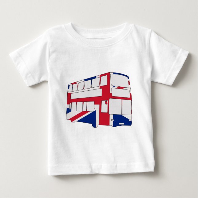 Bus de Londres avec t-shirts Union Jack et cadeaux (Devant)