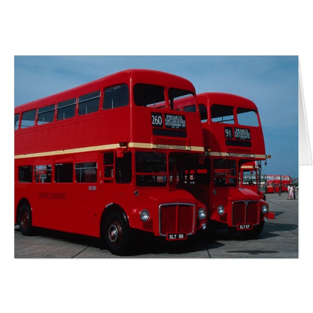 Bus "Routemaster" original de Londres de 1954 (Devant horizontal)
