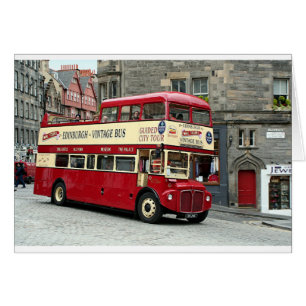 Bus touristique vintage d'Edimbourg, Ecosse, R-U