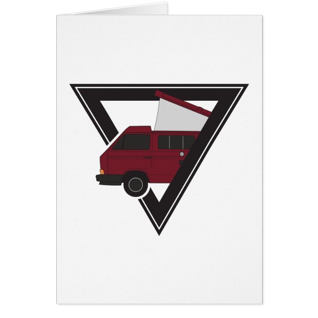 bus triangle maroon (Devant)