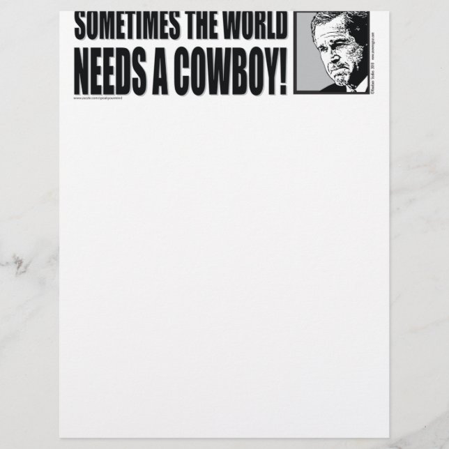 BUSH--COW-BOY-Blanc (Devant)