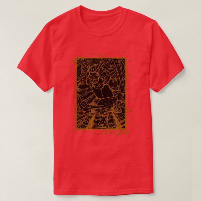 Bushido Code Samurai Japon T-shirt Copie Copie  (Design devant)