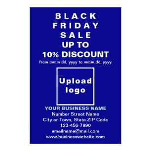 Business Black Vendredi Vente sur papier photo ble