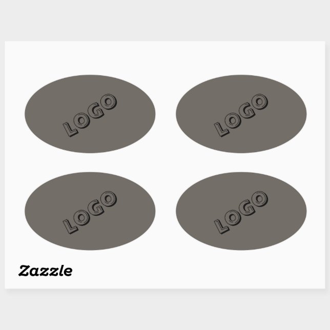 Business Branding Stickers – Custom Logo Labels (Feuille)