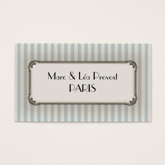 Business card - Carte de visite Old Paris