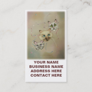 Business - Cartes de profil - Chats Siamais
