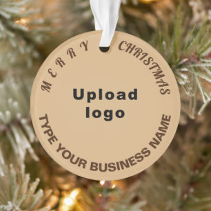 Business Christmas Light Cercle Brown