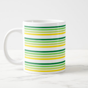 Business Green Stripe Thé Café Spécialité Mug