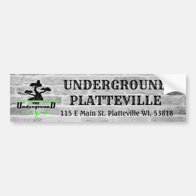 Business Logo and Address Bumper Sticker (Devant)