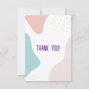 Business merci avec des fleurs d'aquarelle