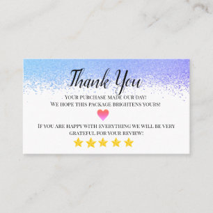 business merci carte de visite fait maison