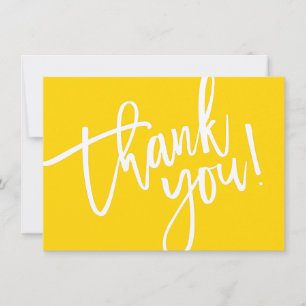 BUSINESS MERCI script moderne glisser logo jaune