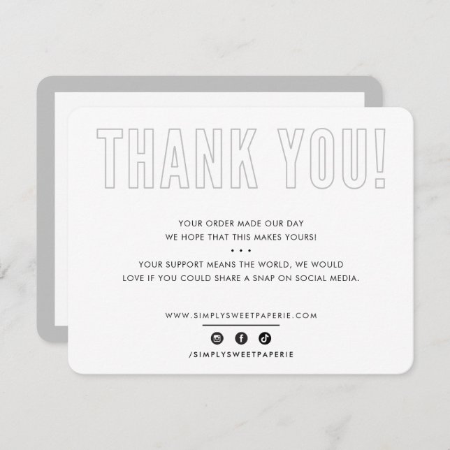 BUSINESS MERCI urbain masculin cool gris (Devant / Derrière)