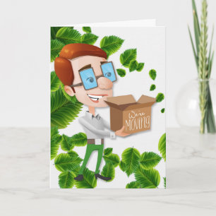 Business Relocalisation Faire-part Homme d'affaire