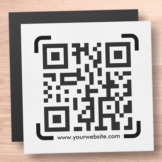 Business Scan Me QR Code Website Modern Card (Créateur téléchargé)