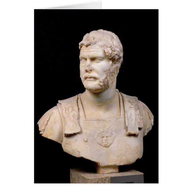 Buste de l'empereur Hadrien trouvé en Crète (Devant)