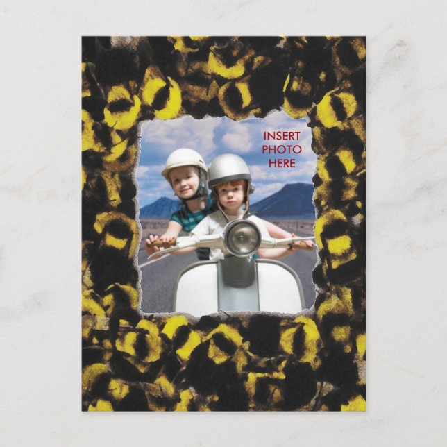 Busy Bee PHOTO INSERT ~ Carte postale / Invitation (Devant)