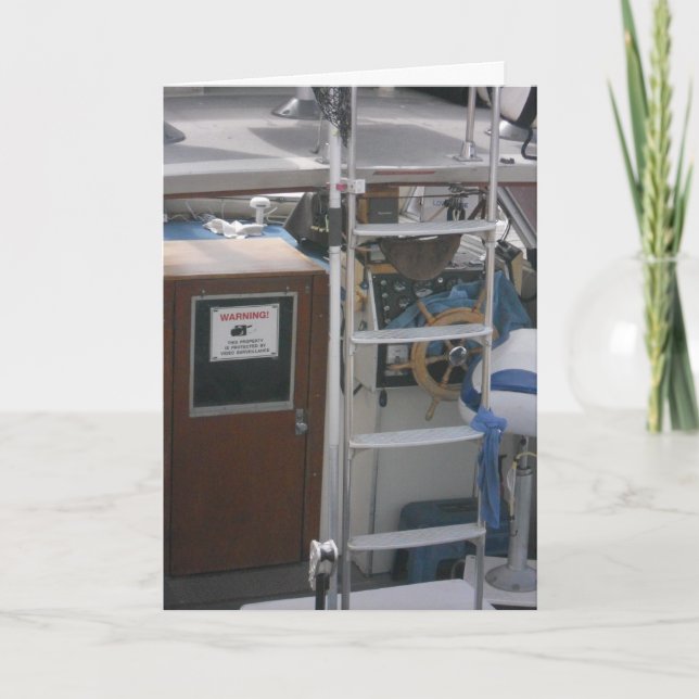 "Busy Duluth Fishing Boat" Carte de Vœux de Bon Ré (Devant)