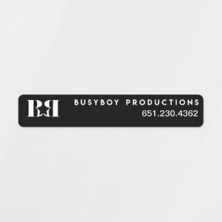 BusyBoy Productions Entraînent des Étiquettes