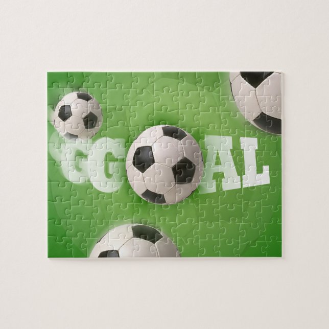 But du football de ballon de football - puzzle (Horizontal)