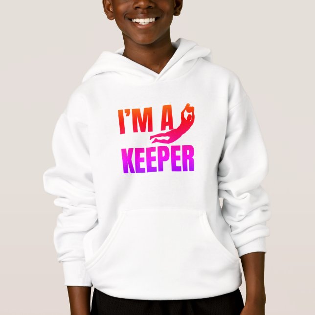 But Keeper Sweat - shirt à capuche de l'enfant - F (Devant)